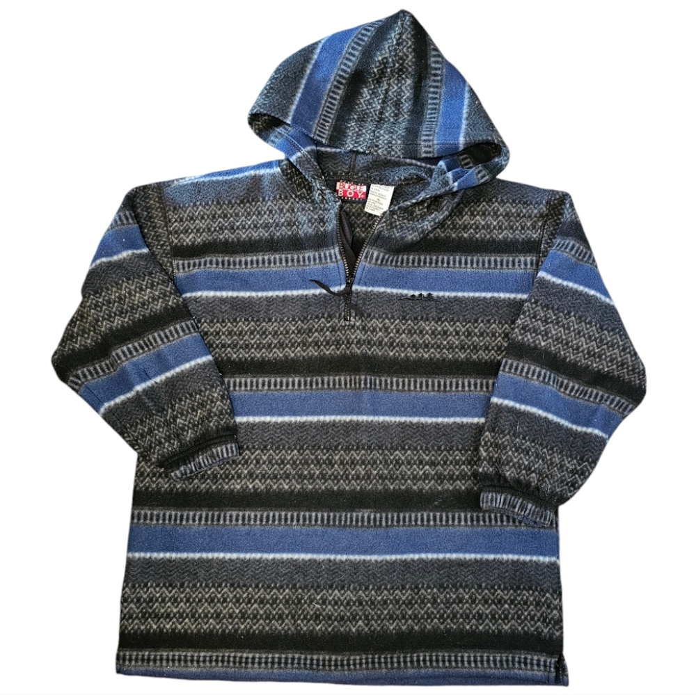 Bugle Boy Vintage 1/4 zip hoodie, XL